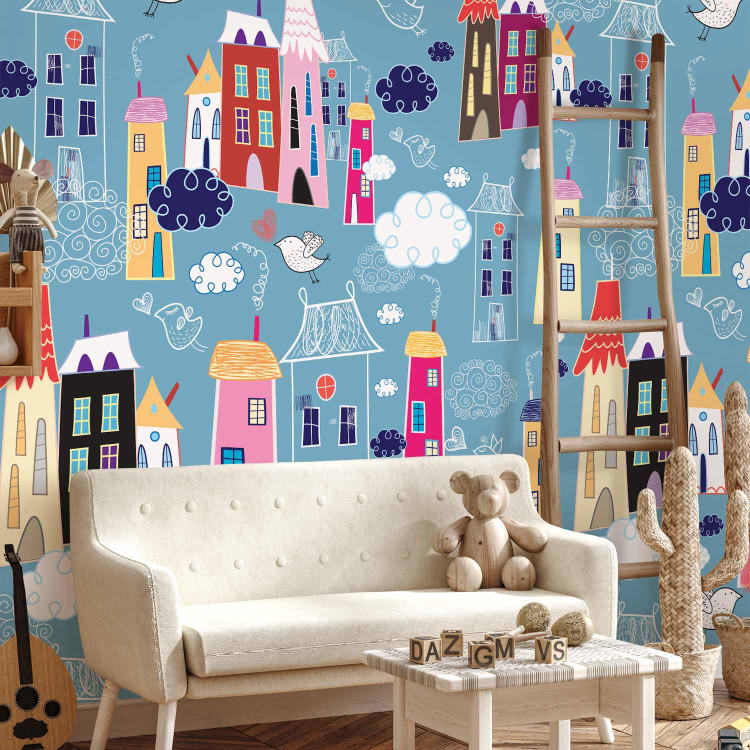 Wall Mural City among the clouds 61195 additionalImage 7