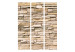 Room Divider Decorative Stone - architectural texture of beige stone brick 95495 additionalThumb 3