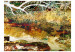 Wall Mural Abstraction in warm colours - nature with river and green plants 96695 additionalThumb 1