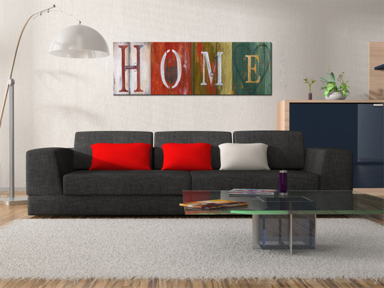 Canvas Art Print Welcome home! 97595 additionalImage 3