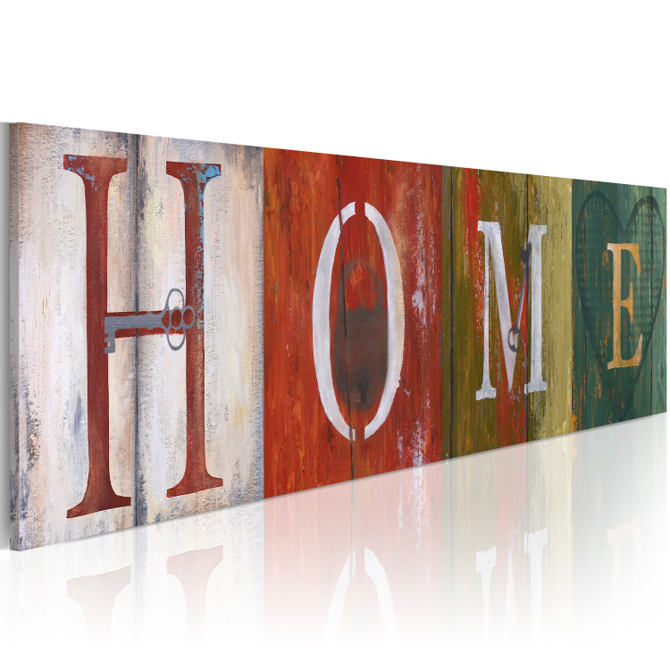 Canvas Art Print Welcome home! 97595 additionalImage 2