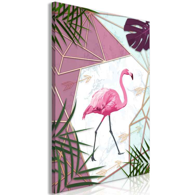 Canvas Flamingo Walk (1 Part) Vertical 114106 additionalImage 2