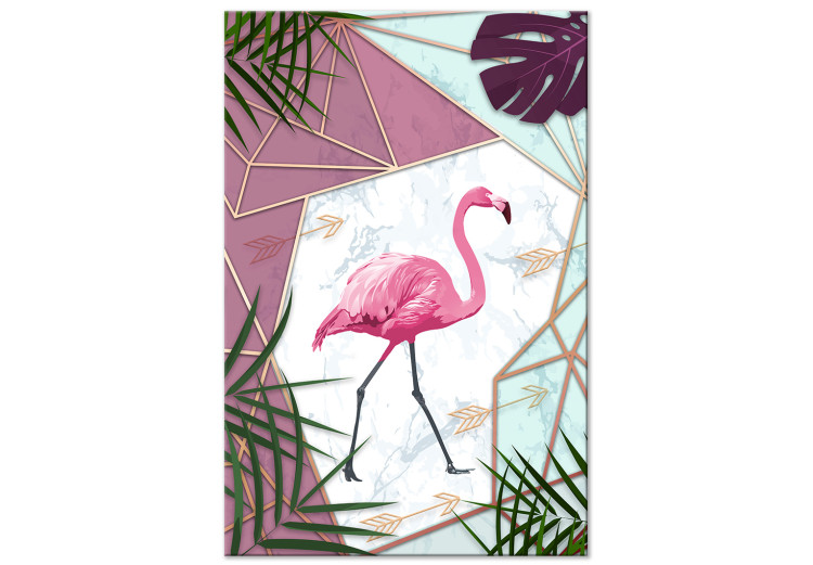 Canvas Flamingo Walk (1 Part) Vertical 114106