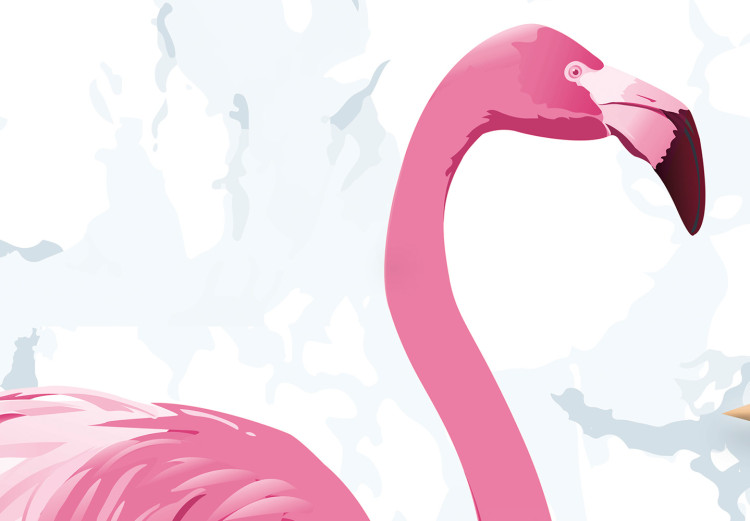 Canvas Flamingo Walk (1 Part) Vertical 114106 additionalImage 5