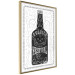 Poster Tequila festival - black and white decorative composition with a bottle of alcohol 115106 additionalThumb 3