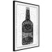 Poster Tequila festival - black and white decorative composition with a bottle of alcohol 115106 additionalThumb 8