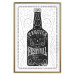 Poster Tequila festival - black and white decorative composition with a bottle of alcohol 115106 additionalThumb 16