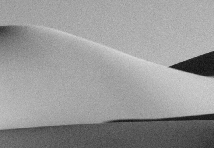 Poster Desert Dunes - black and white landscape amidst hot desert sands 116506 additionalImage 3