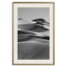 Poster Desert Dunes - black and white landscape amidst hot desert sands 116506 additionalThumb 19