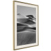 Poster Desert Dunes - black and white landscape amidst hot desert sands 116506 additionalThumb 6