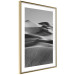 Poster Desert Dunes - black and white landscape amidst hot desert sands 116506 additionalThumb 10