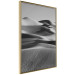 Poster Desert Dunes - black and white landscape amidst hot desert sands 116506 additionalThumb 11