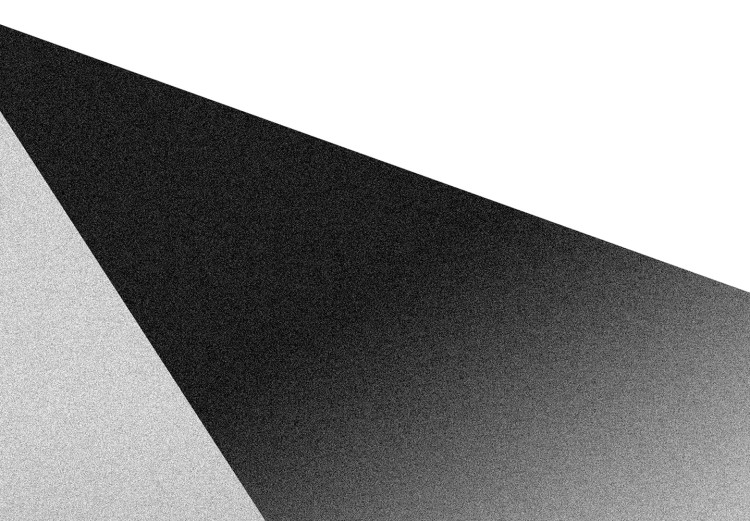 Poster Geometric Solid - simple black and white composition with a convex figure 116606 additionalImage 9