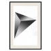 Poster Geometric Solid - simple black and white composition with a convex figure 116606 additionalThumb 18