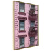 Wall Poster Fire Escape Stairs - architectural shot with a pink-painted building 116706 additionalThumb 12