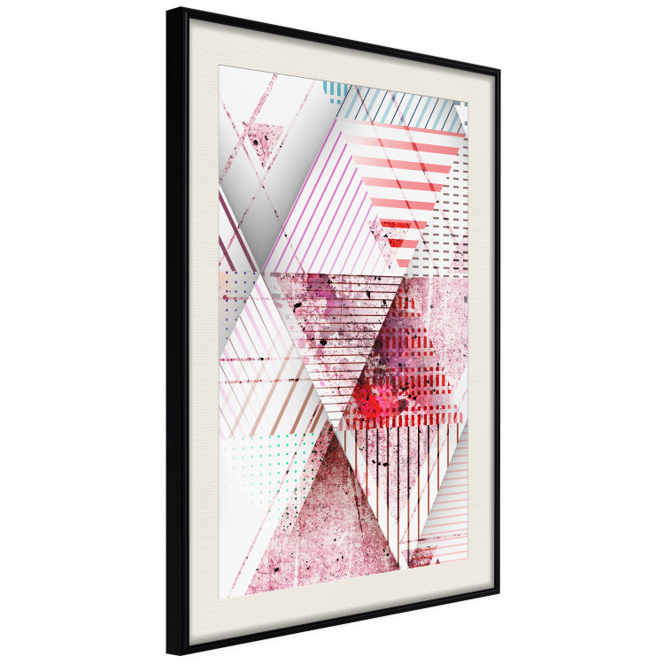 Wall Poster Geometric Triangle - colorful abstract composition in triangles 117206 additionalImage 3
