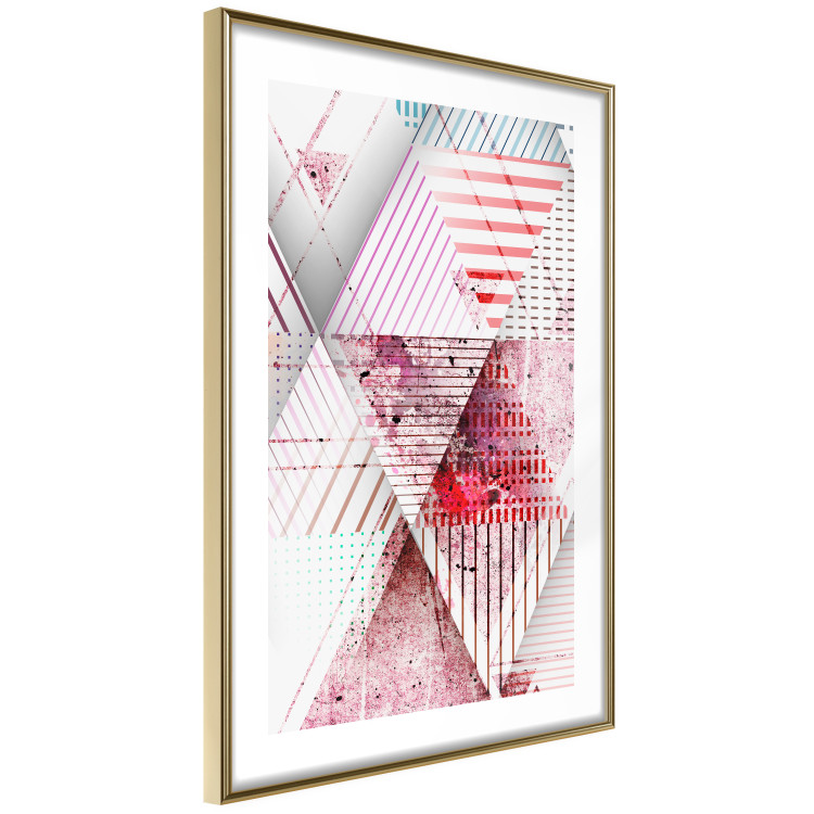 Wall Poster Geometric Triangle - colorful abstract composition in triangles 117206 additionalImage 8