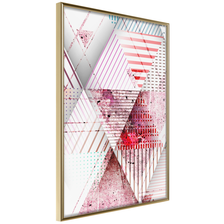 Wall Poster Geometric Triangle - colorful abstract composition in triangles 117206 additionalImage 11