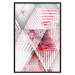 Wall Poster Geometric Triangle - colorful abstract composition in triangles 117206 additionalThumb 17