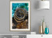 Poster Cassiopeia - colorful abstraction with two circles in gold and silver 117606 additionalThumb 21