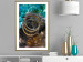Poster Cassiopeia - colorful abstraction with two circles in gold and silver 117606 additionalThumb 15