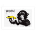 Poster Banana Gun - composition with a monkey and a yellow fruit in Banksy style 119206 additionalThumb 15