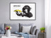 Poster Banana Gun - composition with a monkey and a yellow fruit in Banksy style 119206 additionalThumb 4