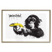 Poster Banana Gun - composition with a monkey and a yellow fruit in Banksy style 119206 additionalThumb 20