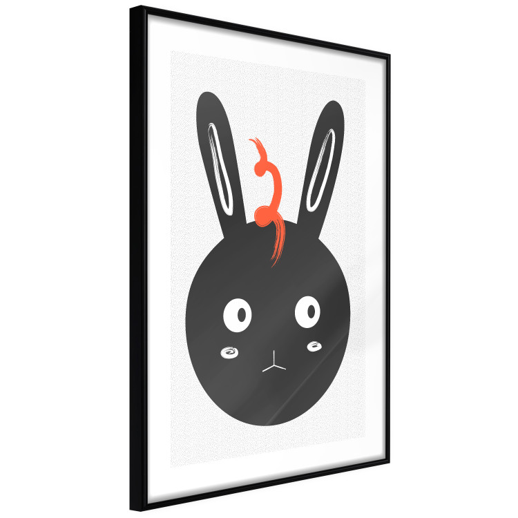 Poster Rabbit Sees Everything - abstract animal with orange fur 122906 additionalImage 13
