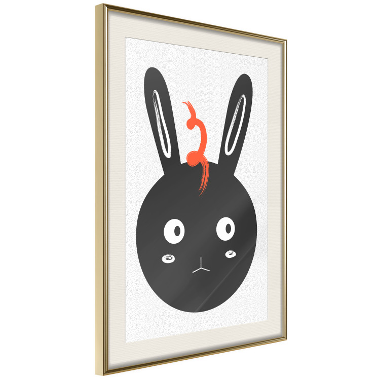 Poster Rabbit Sees Everything - abstract animal with orange fur 122906 additionalImage 2