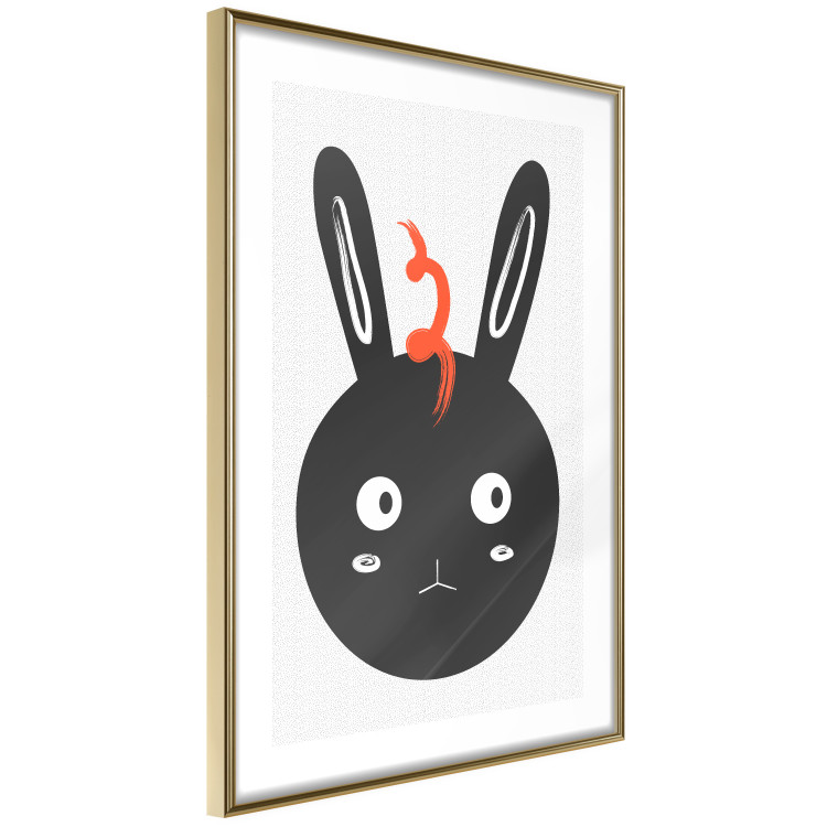 Poster Rabbit Sees Everything - abstract animal with orange fur 122906 additionalImage 8