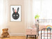 Poster Rabbit Sees Everything - abstract animal with orange fur 122906 additionalThumb 15