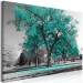Large canvas print Autumn in the Park (Turquoise) [Large Format] 125606 additionalThumb 2