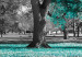 Large canvas print Autumn in the Park (Turquoise) [Large Format] 125606 additionalThumb 3