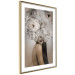 Poster Blossomed - abstract portrait of a woman with white flowers on her head 127306 additionalThumb 7