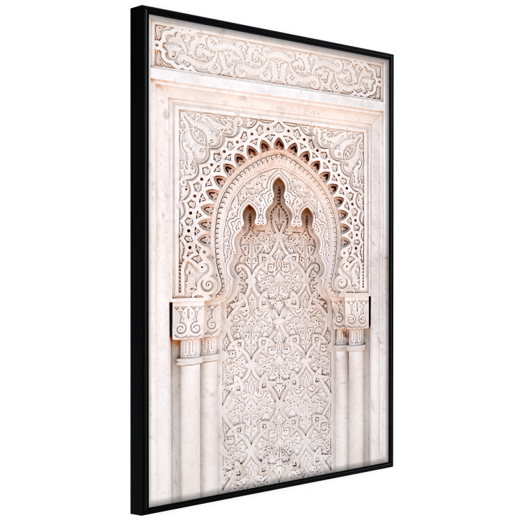 Poster Lacy Radiance - beige architecture of a column adorned with ornaments 129506 additionalImage 11