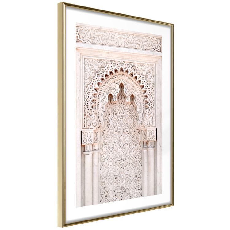 Poster Lacy Radiance - beige architecture of a column adorned with ornaments 129506 additionalImage 9