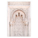 Poster Lacy Radiance - beige architecture of a column adorned with ornaments 129506