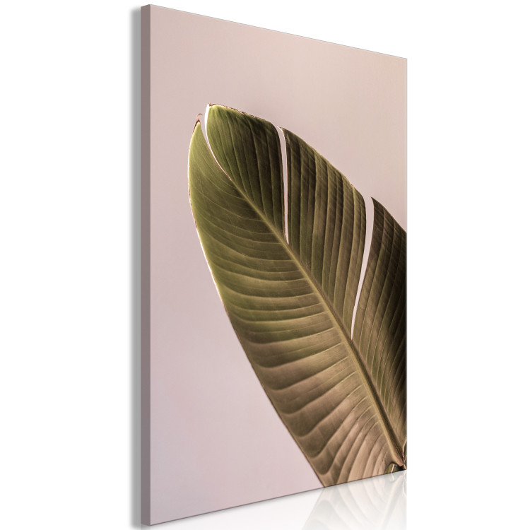 Canvas Art Print Banana Mood (1-part) vertical - exotic banana leaf 129606 additionalImage 2