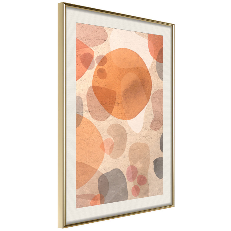 Poster Amber Kaleidoscope - abstract texture of geometric figures 129806 additionalImage 13