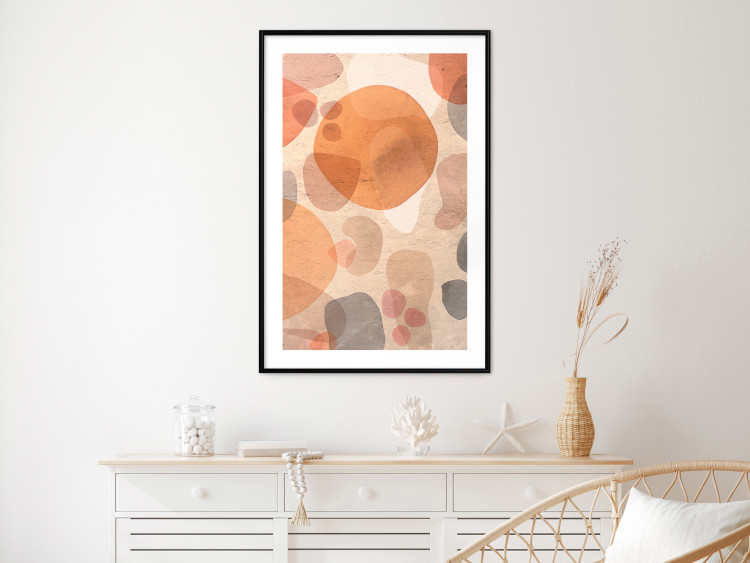 Poster Amber Kaleidoscope - abstract texture of geometric figures 129806 additionalImage 23