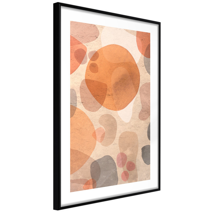 Poster Amber Kaleidoscope - abstract texture of geometric figures 129806 additionalImage 12