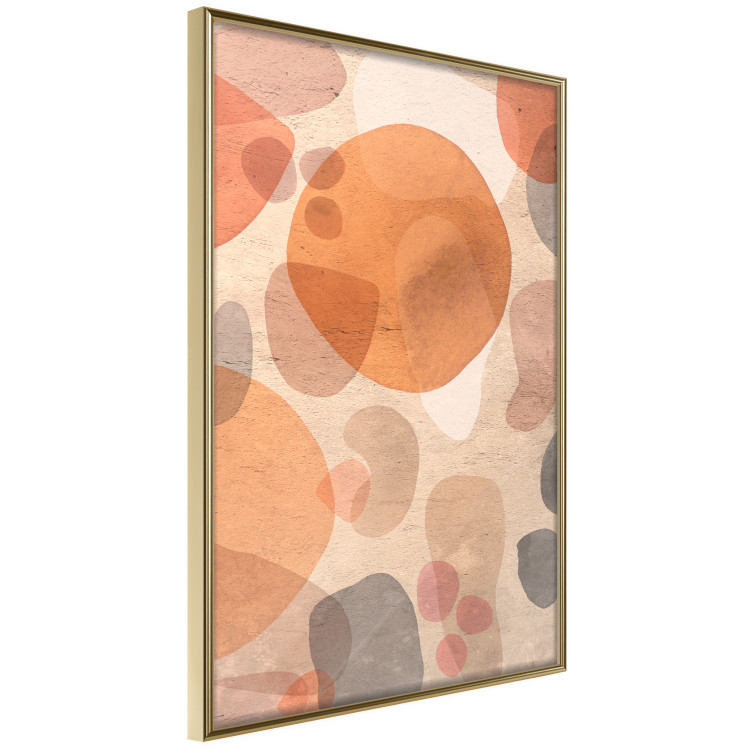 Poster Amber Kaleidoscope - abstract texture of geometric figures 129806 additionalImage 3