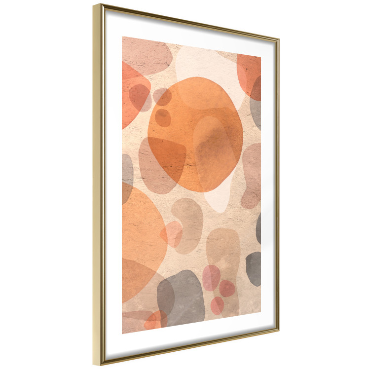 Poster Amber Kaleidoscope - abstract texture of geometric figures 129806 additionalImage 11
