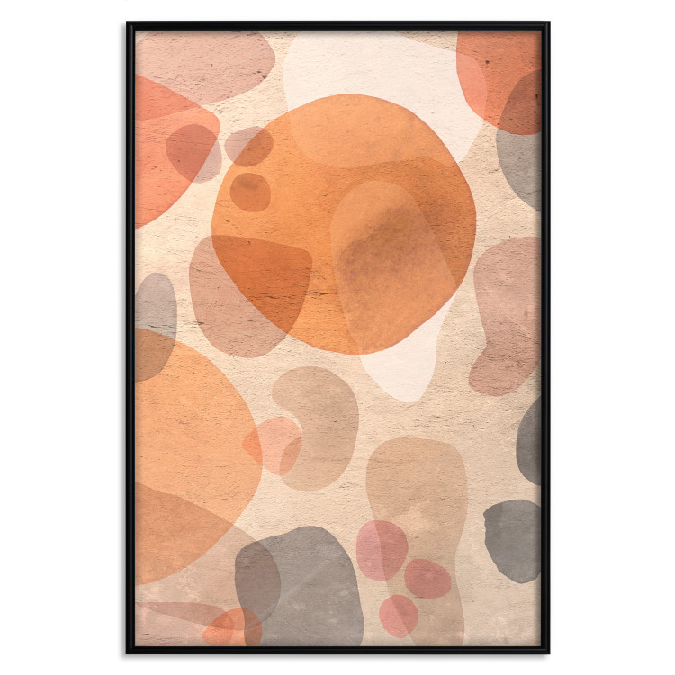 Poster Amber Kaleidoscope - abstract texture of geometric figures 129806 additionalImage 18