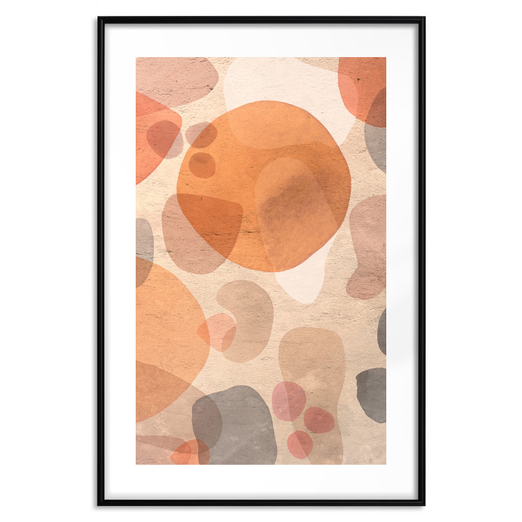 Poster Amber Kaleidoscope - abstract texture of geometric figures 129806 additionalImage 17