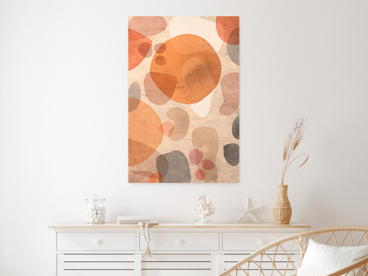 Poster Amber Kaleidoscope - abstract texture of geometric figures 129806 additionalImage 8
