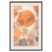 Poster Amber Kaleidoscope - abstract texture of geometric figures 129806 additionalThumb 19