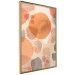Poster Amber Kaleidoscope - abstract texture of geometric figures 129806 additionalThumb 3