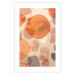 Poster Amber Kaleidoscope - abstract texture of geometric figures 129806 additionalThumb 25